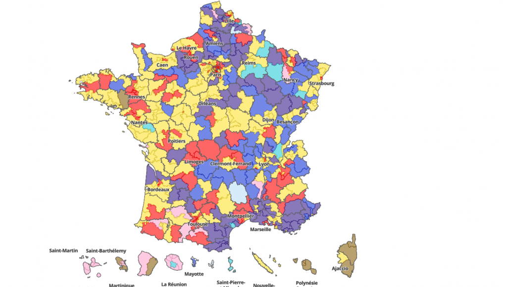 Législatives La Carte Interactive Des Résultats Du Second Tour Lcp Assemblée Nationale 6769